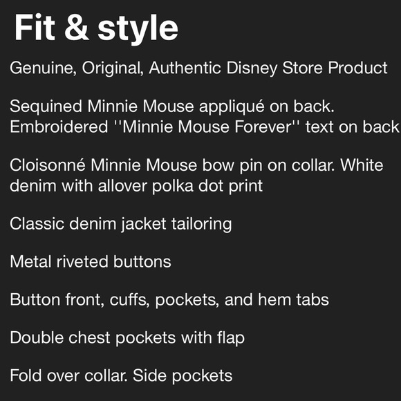 Women’s Minnie Mouse Forever Disney Denim Jacket - Picture 7 of 9